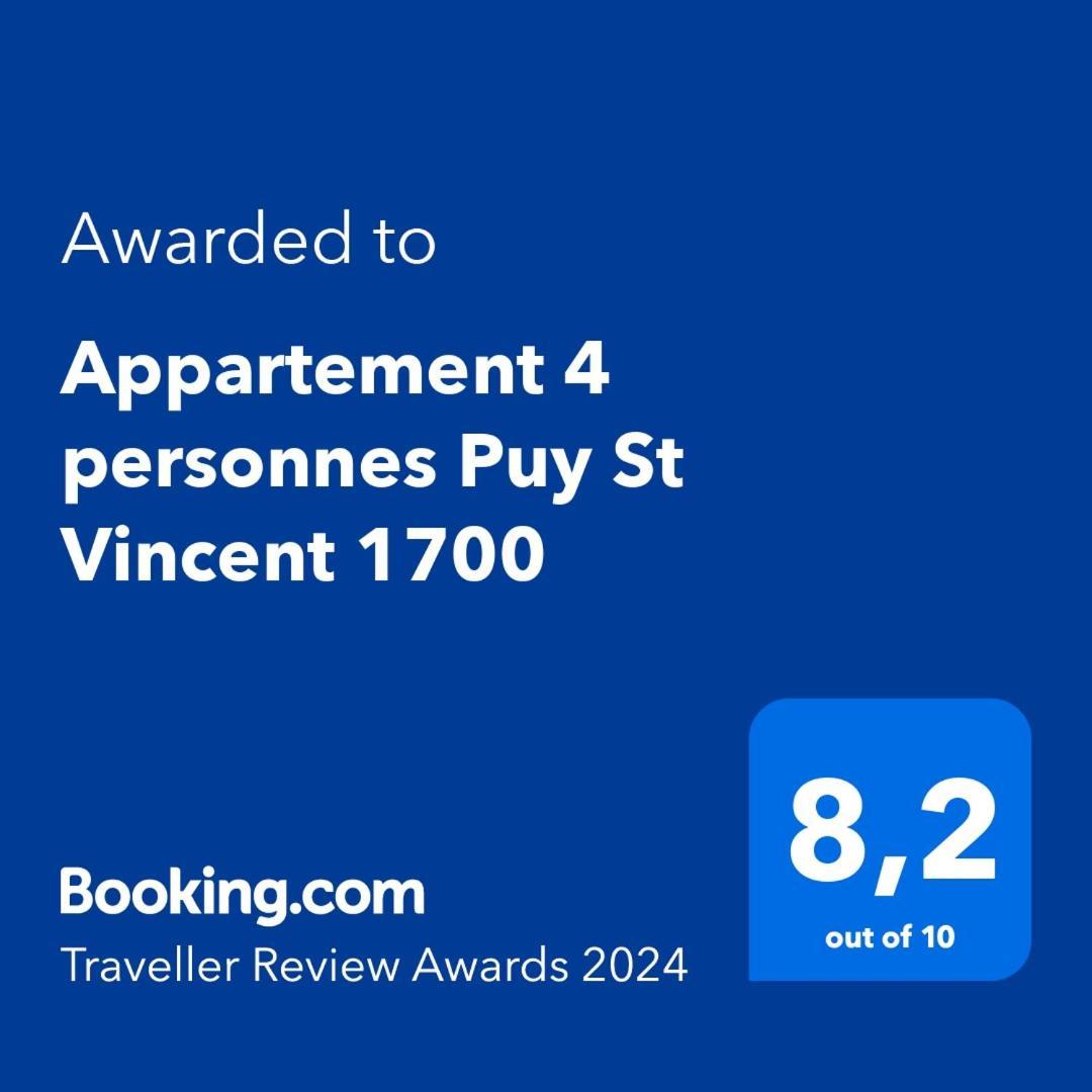 Appartement 4 Personnes Puy St Vincent 1700 퓌생빈센트 외부 사진
